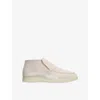 Aurélien Mens City Suede Loafers Bone In Neutral