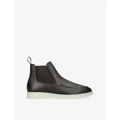 Aurélien Mens Dark Brown City Leather Chelsea Boots Eur 43 / 9 Uk In Multi