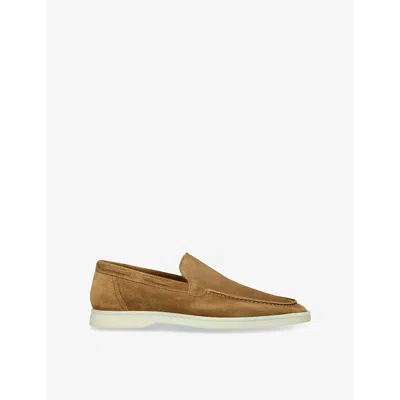 Aurélien Mens Tan Yacht Suede Loafers Eur 40 / 6 Uk