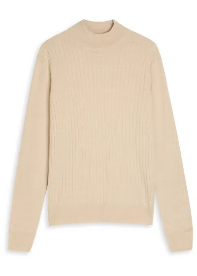 Aurélien Ribbed-knit Wool Jumper In Neutral