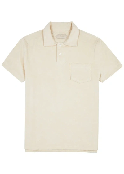 Aurélien Riviera 2.0 Terry Polo Shirt In Beige
