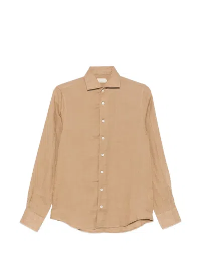 Aurélien Seaside Long-sleeve Shirt In Neutral