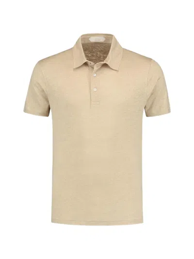 Aurélien Short-sleeve Polo Shirt In Neutral