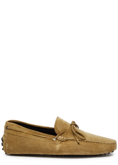 Aurélien Suede Driving Shoes In Beige