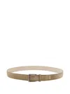Aurélien Suede Leather Belt In Green