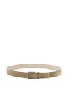 Aurélien Suede Leather Belt In Neutral
