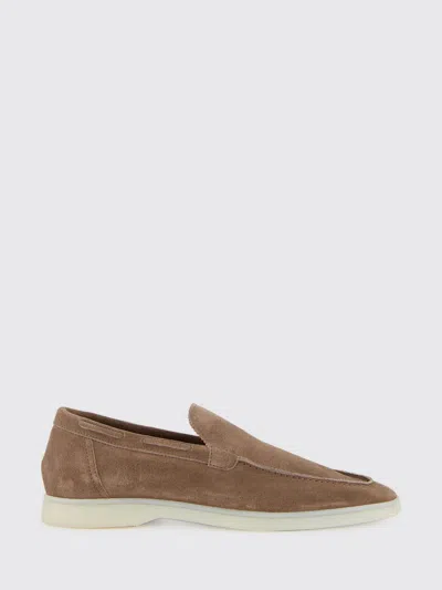 Aurélien Suede Loafers With Round Toe And Rubber Sole In Animal Print