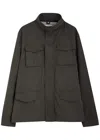 Aurélien Tech Field Shell Jacket In Anthracite