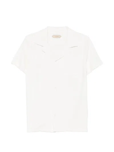 Aurélien Terry Short-sleeve Shirt In White