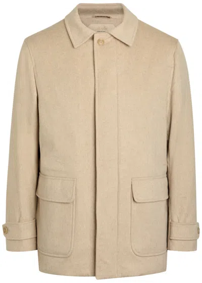 Aurélien Wool And Cashmere-blend Jacket In Neutral