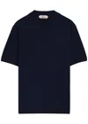 Aurélien Wool Polo Shirt In Blue