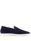 Aurélien Yacht Loafer Aus Wildleder In Blau