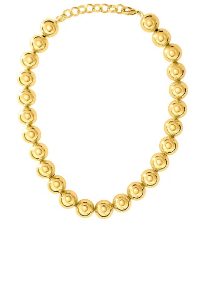 Aureum Adeline Beaded Necklace In Gold