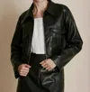 Aureum Arkwright Vegan Leather Jacket In Black