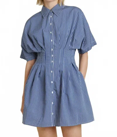 Aureum Celeste Mini Dress In Blue