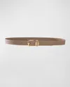 AUREUM COLLECTIVE NO. 3 FRENCH ROPE BUCKLED LEATHER BELT