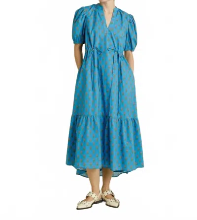 Aureum Ellen Maxi Dress In Blue
