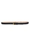 Aureum No. 14 Genuine Calf Hair Belt In Multi