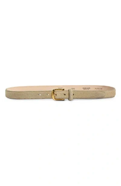 Aureum No. 14 Genuine Calf Hair Belt