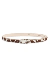 Aureum Ponyhair Belt In Cow
