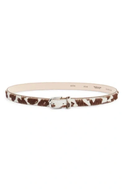 AUREUM AUREUM NO. 14 GENUINE CALF HAIR BELT