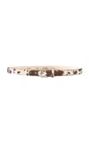 Aureum Ponyhair Belt In Animal
