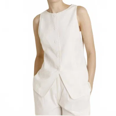 Aureum Romi Vest Top In White