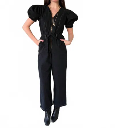 Aureum Switch Jumpsuit In Black