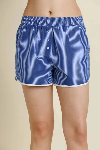 Aureum Thank You Boxer Short In Blue In Multi