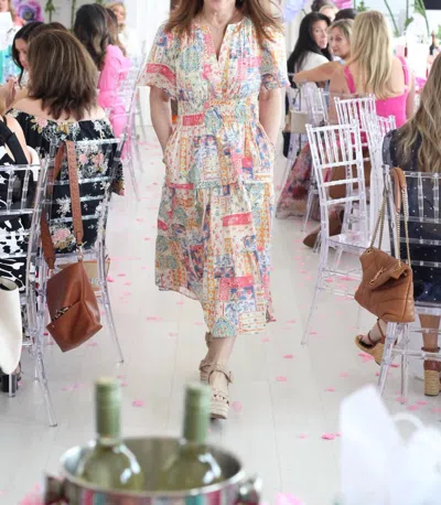 Aureum The Tuscany Midi Dress In Multi