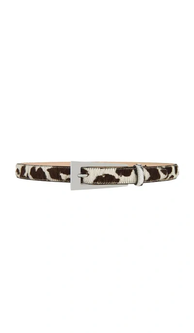 Aureum X Revolve No.10 Ponyhair Belt In Cowhide