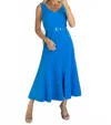 Aurora Siena Flowy Dress In Blue In Blue