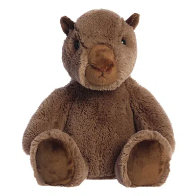 Aurora Sitting Capybara 12-inch Stuffed Animal Plush In Brown