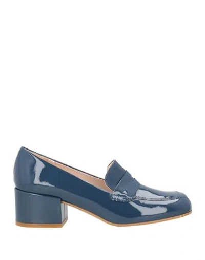 Aurora Woman Loafers Navy Size 8 Leather