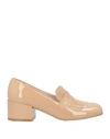 Aurora Woman Loafers Sand Size 8 Leather In Beige