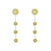 Aurozia Women's Gold Tarot Sun Sunflower Drop Earrings In Gold