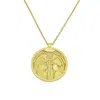 Aurozia Women's Gold Tarot The Lovers Necklace In Gold