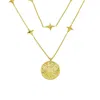 Aurozia Women's Gold Tarot The Star Layered Necklaces In Gold