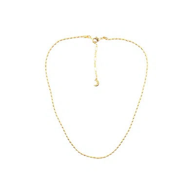 Aurozia Women's Three Charms Simple Beaded Necklace Gold