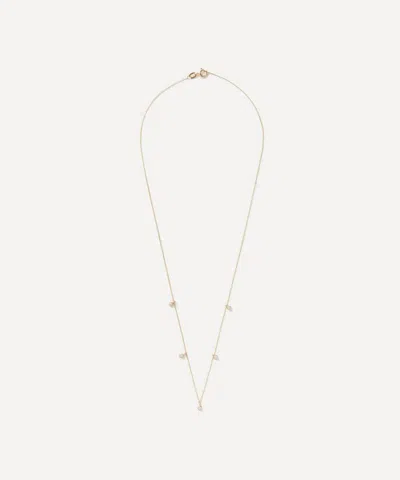 Aurum + Grey 9ct Gold Forever Diamond Station Necklace