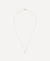 Aurum + Grey 9ct Gold Unity Clover Charm Chain Necklace In Gold