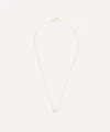Aurum + Grey 9ct Gold Unity Infinity Charm Chain Necklace In Gold
