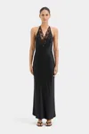 Sir Aries Halter Gown In Black