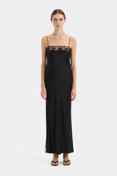 Sir Aries Lace Slip In Black