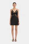 SIR ARIES SLIP MINI DRESS - BLACK / 4