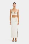 Sir Atacama Midi Skirt In Natural