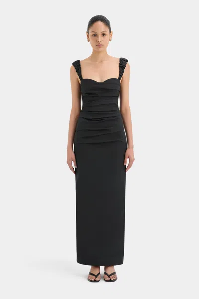 Sir Azul Balconette Gown In Black