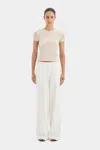 Sir Dorian Wide Leg Pant In Ivory