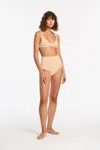 SIR HIGH WAISTED LEG BRIEF - BISCUIT / 2