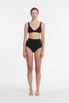 SIR HIGH WAISTED LEG BRIEF - BLACK / 3
